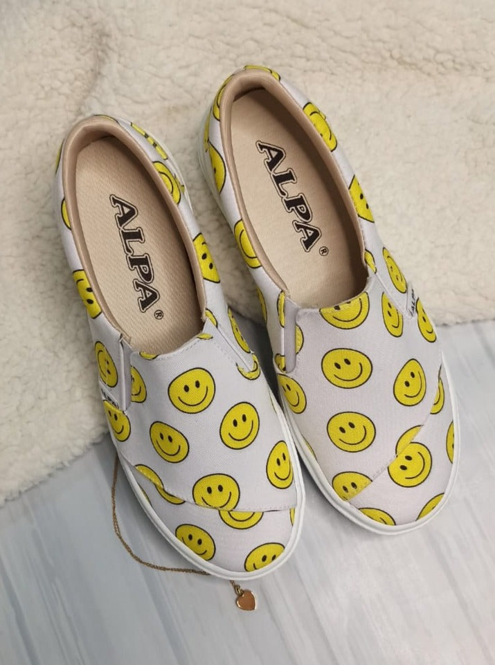 Slip on | Yellow Smiley