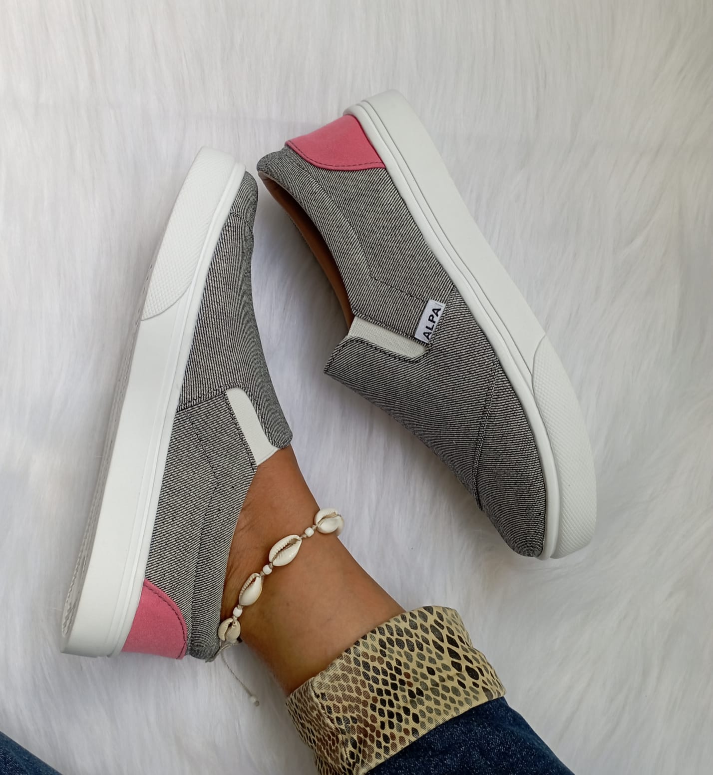 Slip on | Denim Gris