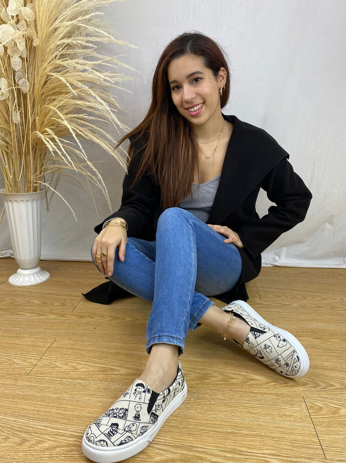 Slip on | Snoopy black