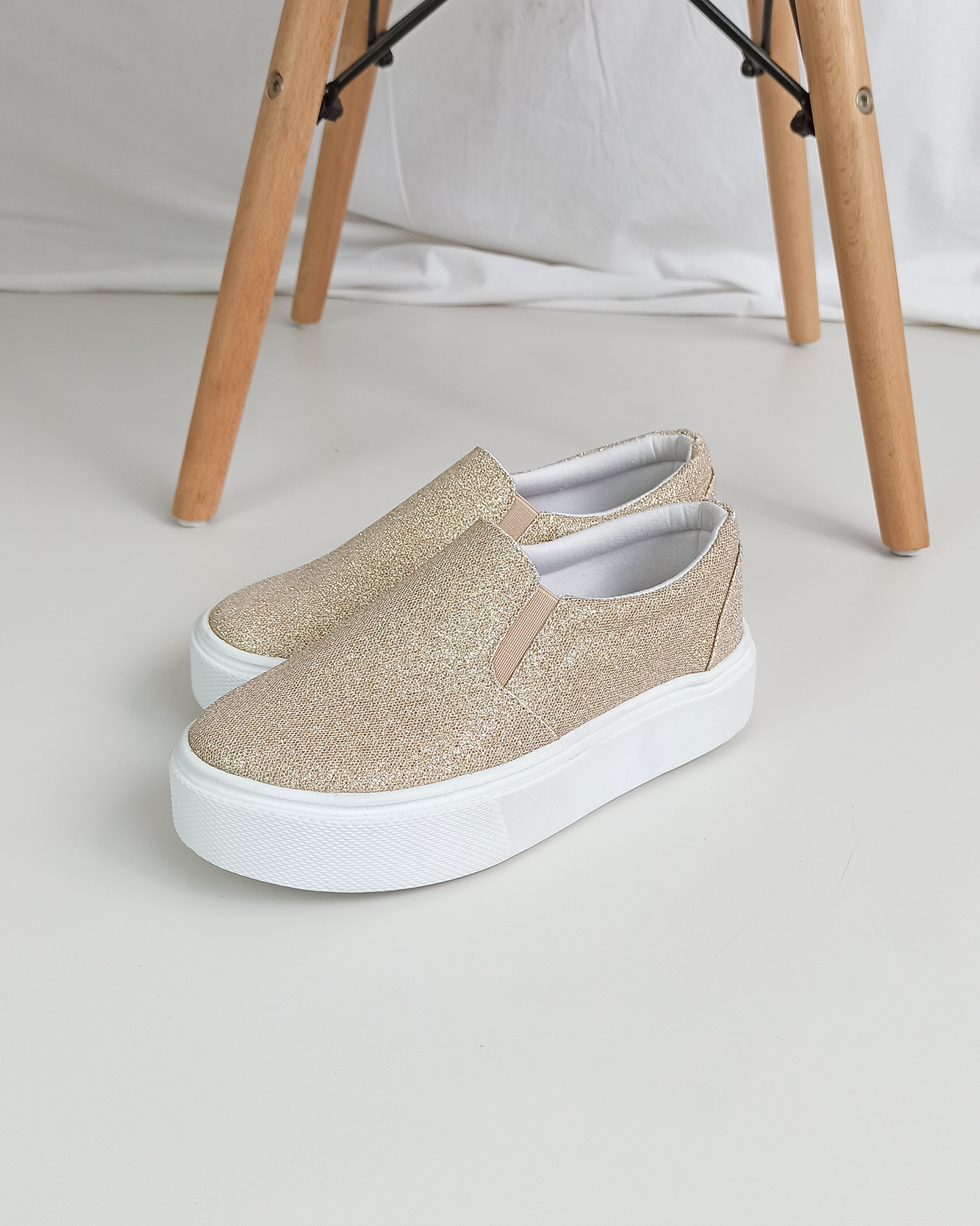 Slip on | Glitter Champagne