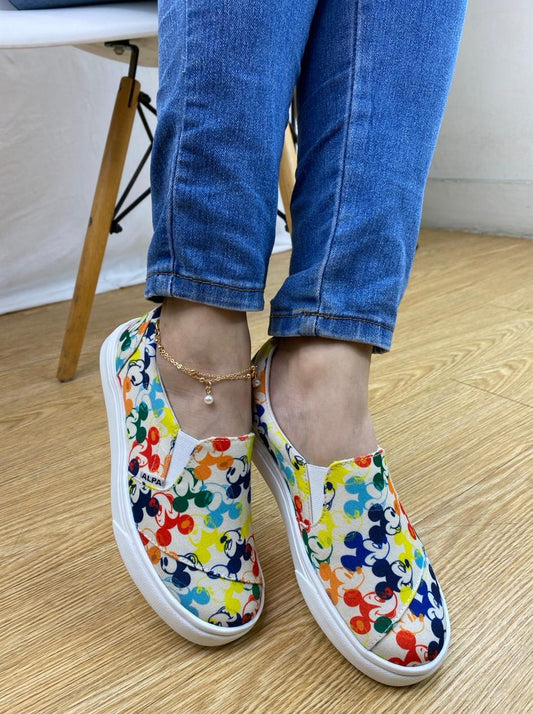 Slip on |  Mickey de colores